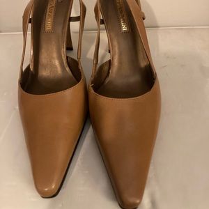Brown leather Enzo Angiolini heels